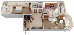 3D Floor Plan interior