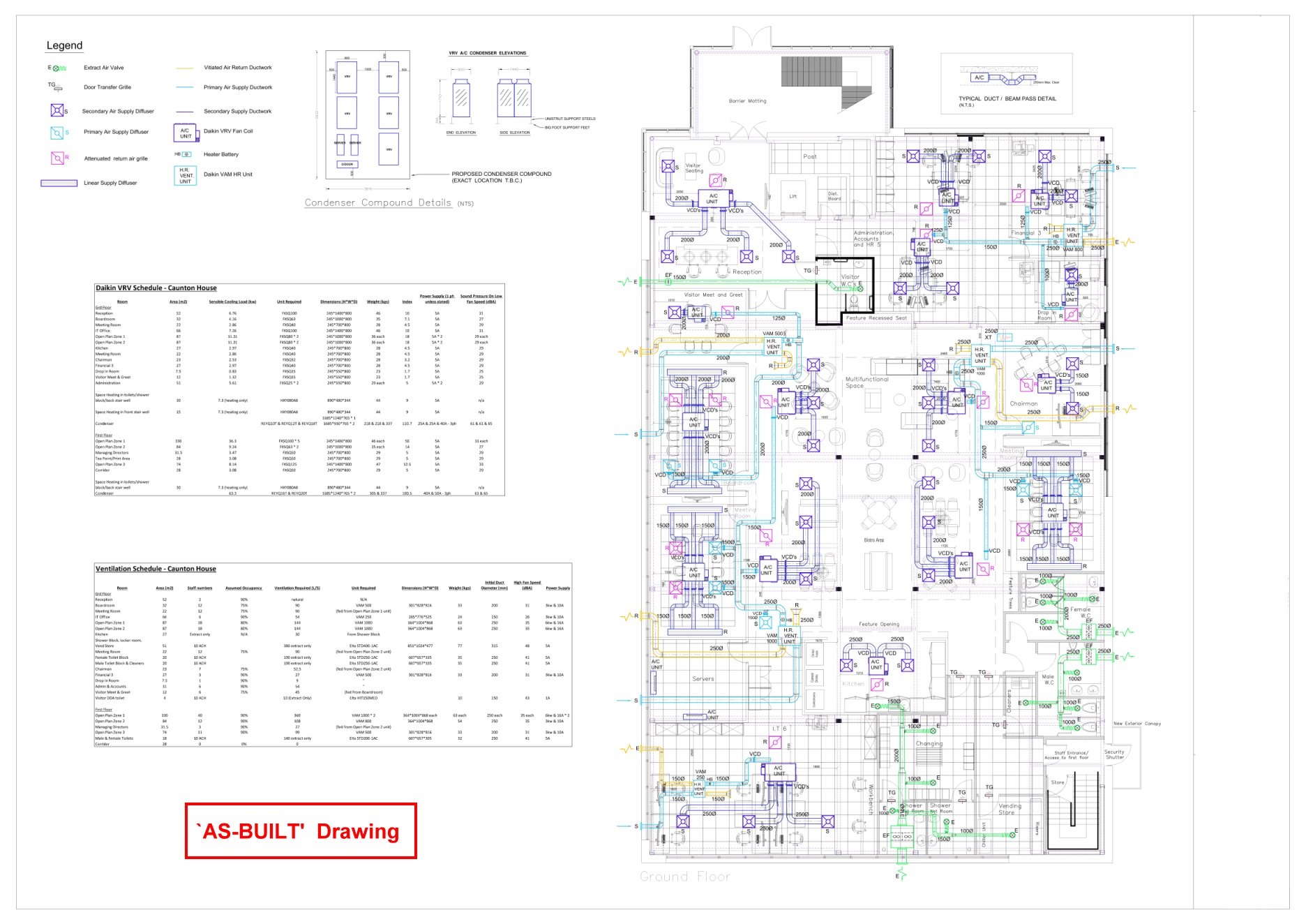 As Built Drawing - HVAC