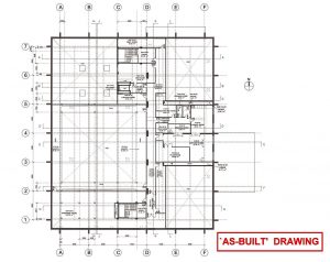 Office Plan 03 - `As-Built' Drawing
