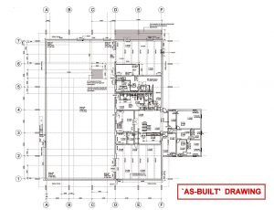 Office Plans -`As-Built' Drawings
