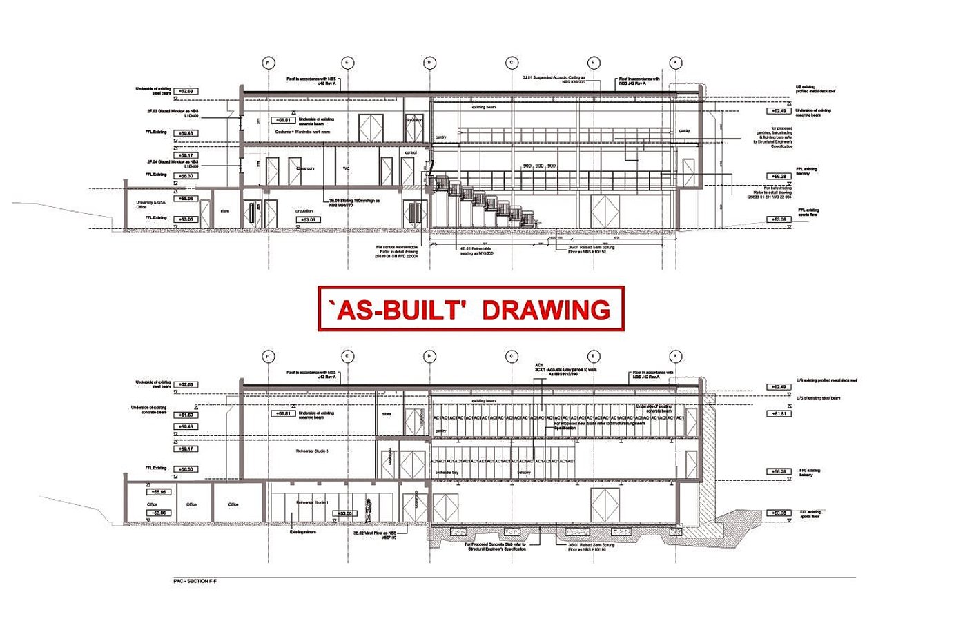 Office Section 02 - `As-Built' Drawing