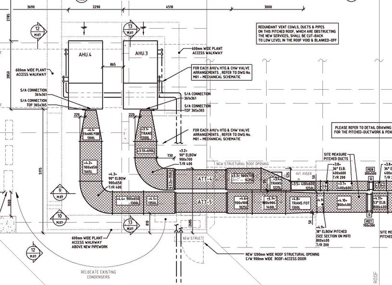 Roof Plant Layout.