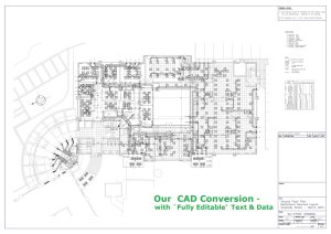 Example 1 - Paper Drawing into CAD - M01 -`As-Fitted' Drawing . . .